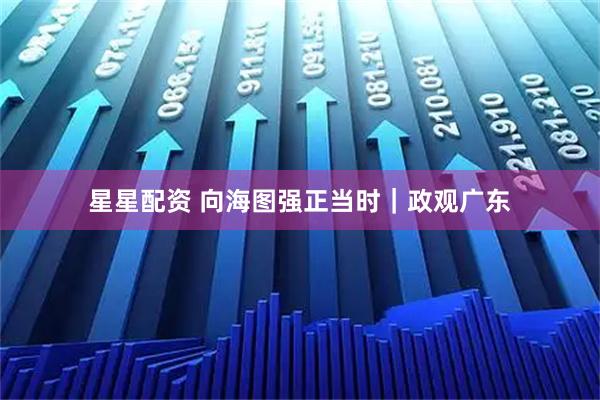 星星配资 向海图强正当时|政观广东